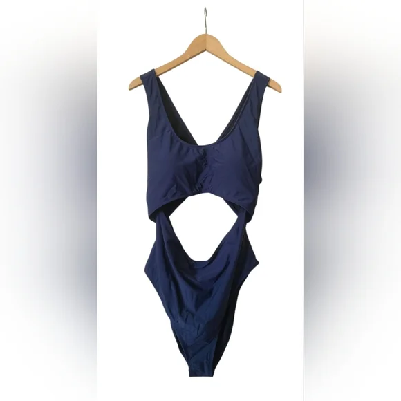 Cupshe Blue One Piece Swimsuit with Cut-Out Design - Picture 2 of 3